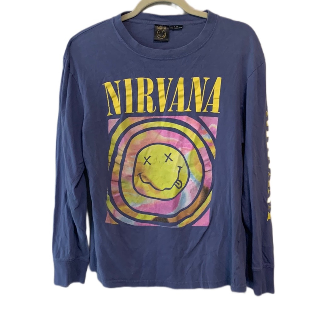 Cotton On Nirvana Long Sleeve Tee Shirt